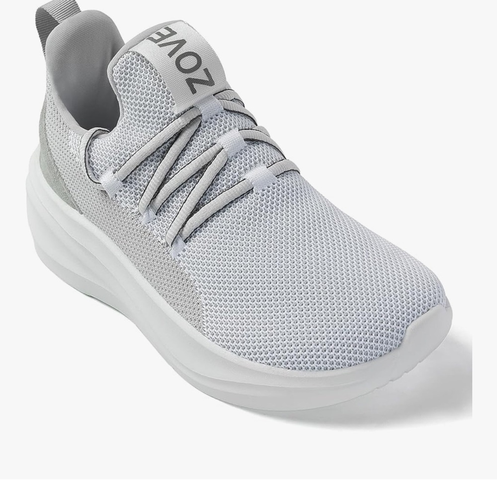 Zove wide toe box slip on tennis sneakers running shoes and walking athletic 43